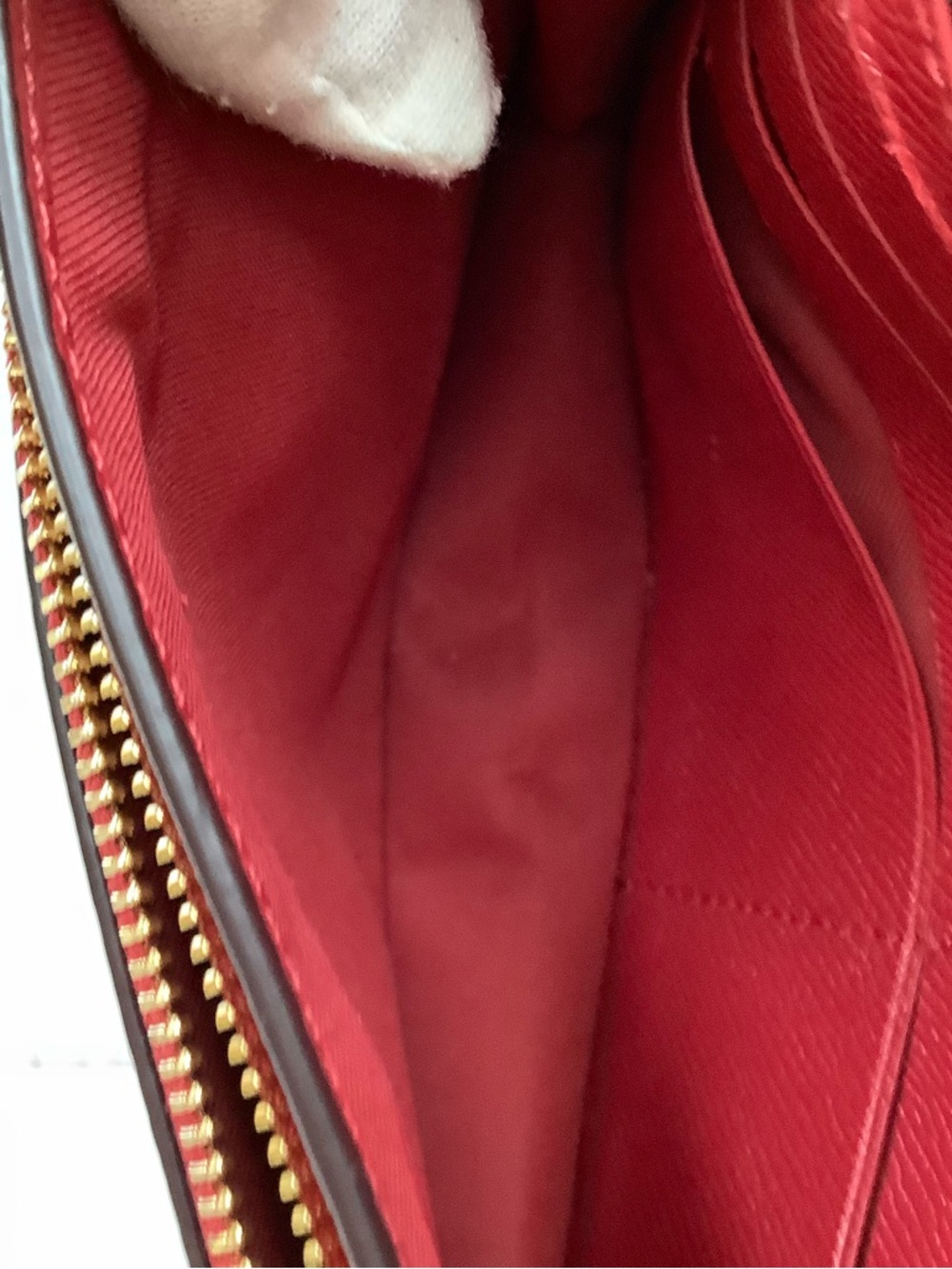 GUC COACH Anna Foldover Pebbled Leather Crossbody with Gold Logo - Picture 9 of 13